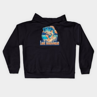 Lake Arrowhead Waleska Georgia Bass Fishing Fish Kids Hoodie